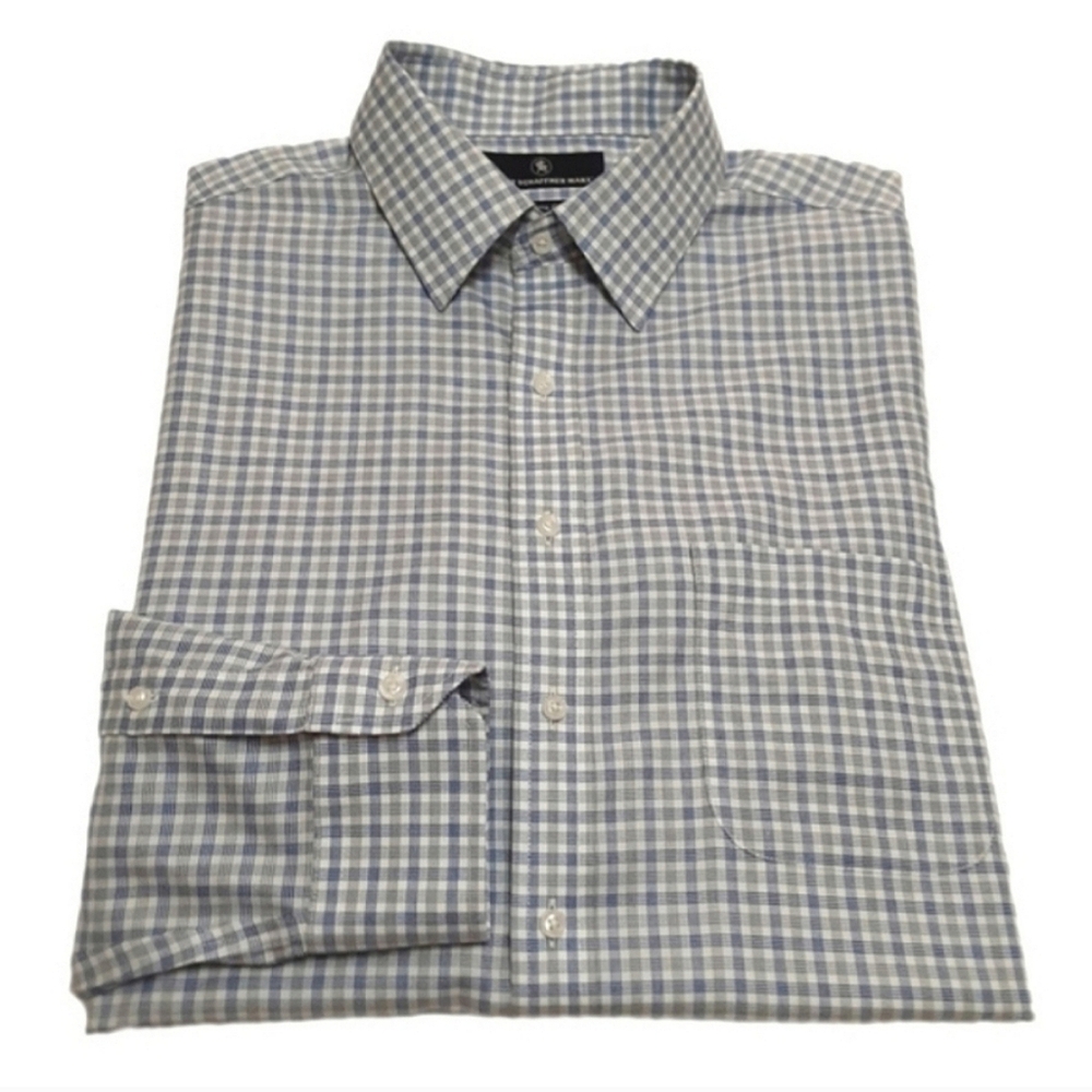 Hart Schaffner Marx Button Up Shirt Mens
